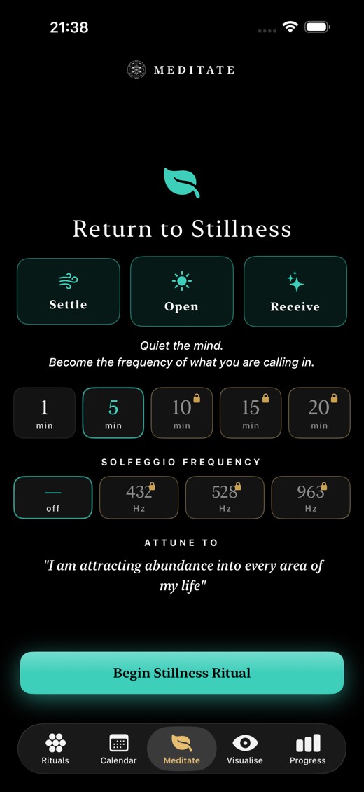 The Return to Stillness meditation timer
